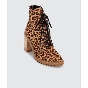 Dolce Vita-NWOT Leopard Lace Up Norma Boots 6.5